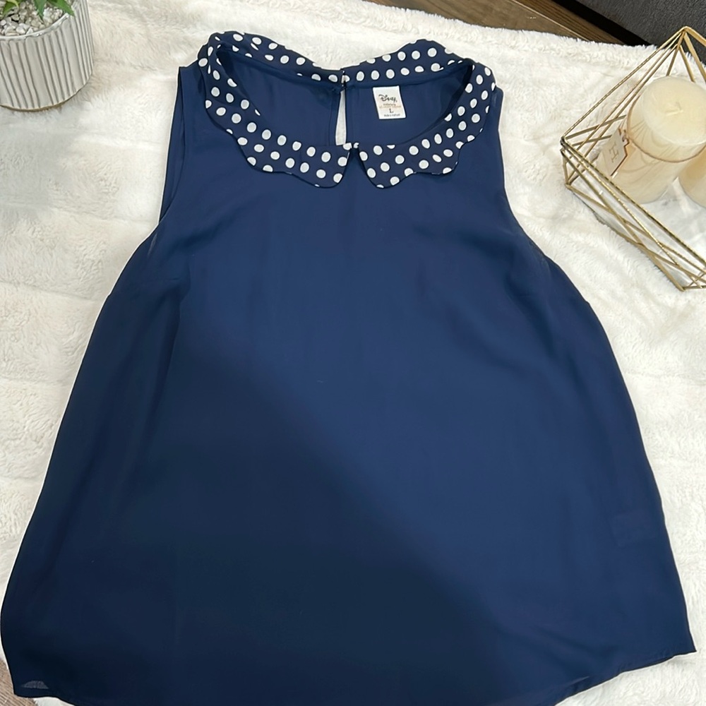 Disney Lauren Conrad collection Polka dot shirt